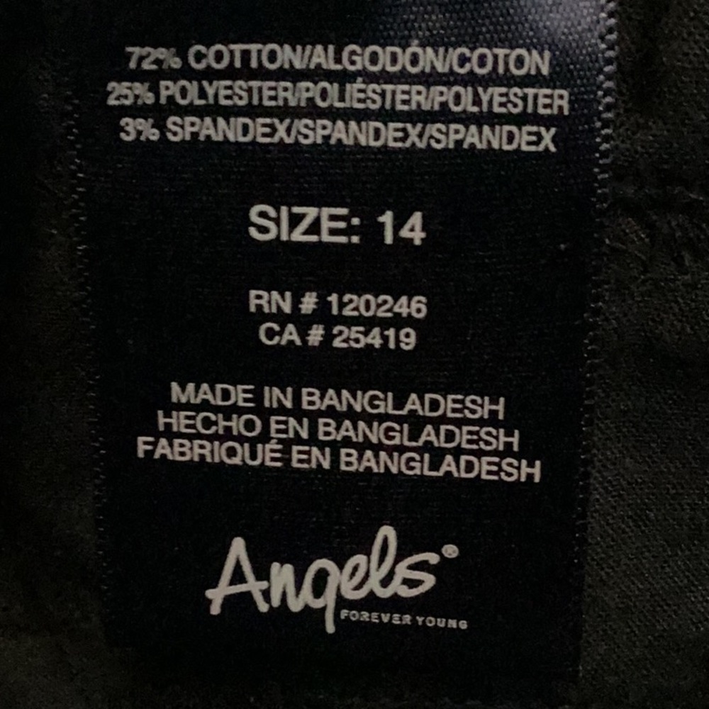 Angels High Rise Women's Jeans - Black